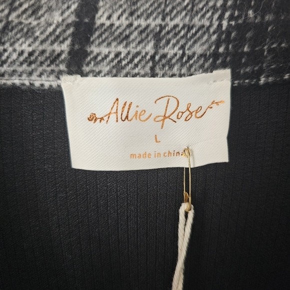 Boutique Brand NWT Corduroy And Plaid Shacket Dress - Picture 3 of 10